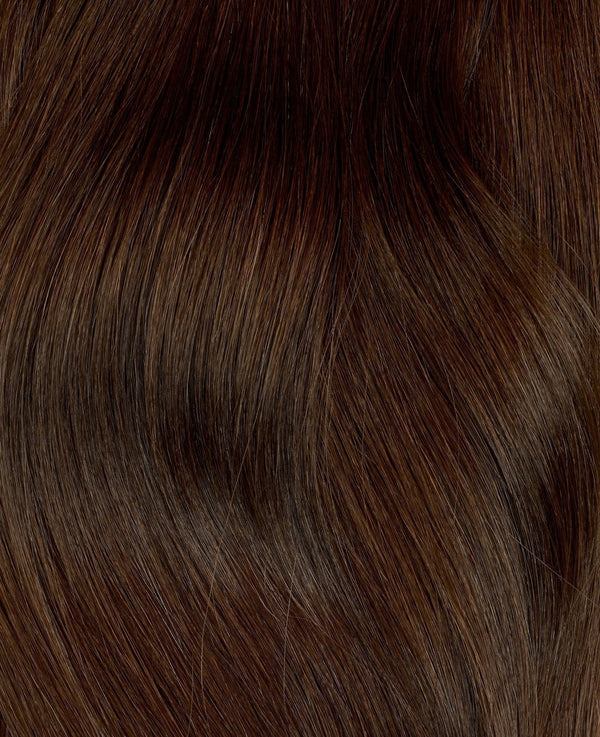 №3 Medium Warm Chestnut Body Wave genius weft extensions