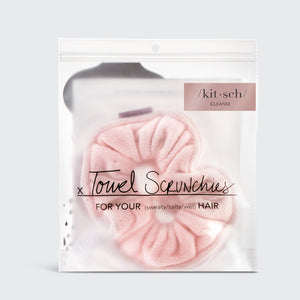 Patented Microfiber Towel Scrunchies - Blush by KITSCH