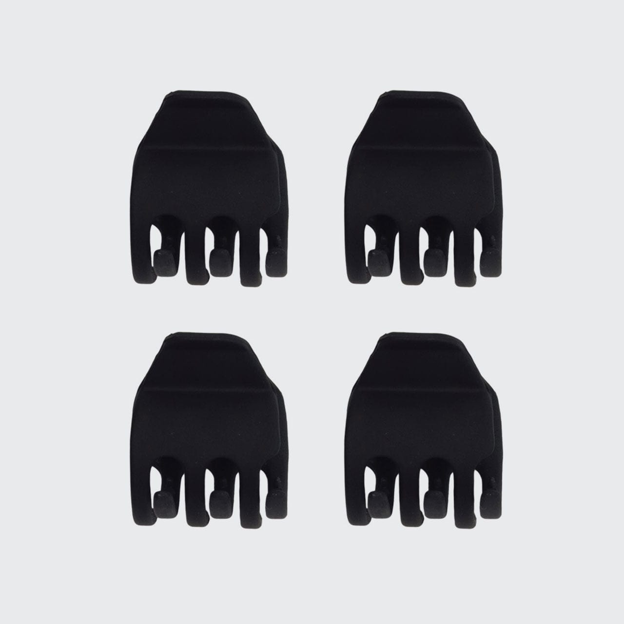 Eco-Friendly Mini Claw Clips 4pc set - Black by KITSCH