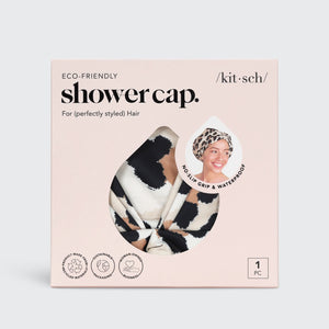 Recycled Polyester Luxe Shower Cap - Leopard by KITSCH