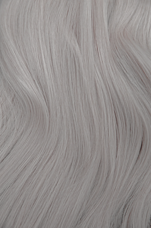 №66 Pearl Platinum White Blonde Clip-In Hair Extensions