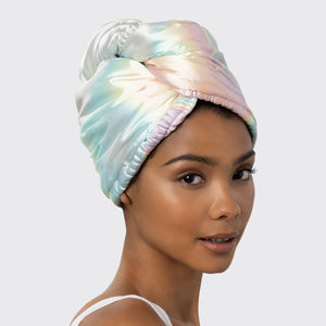 Satin-Wrapped Hair Towel - Aura by KITSCH