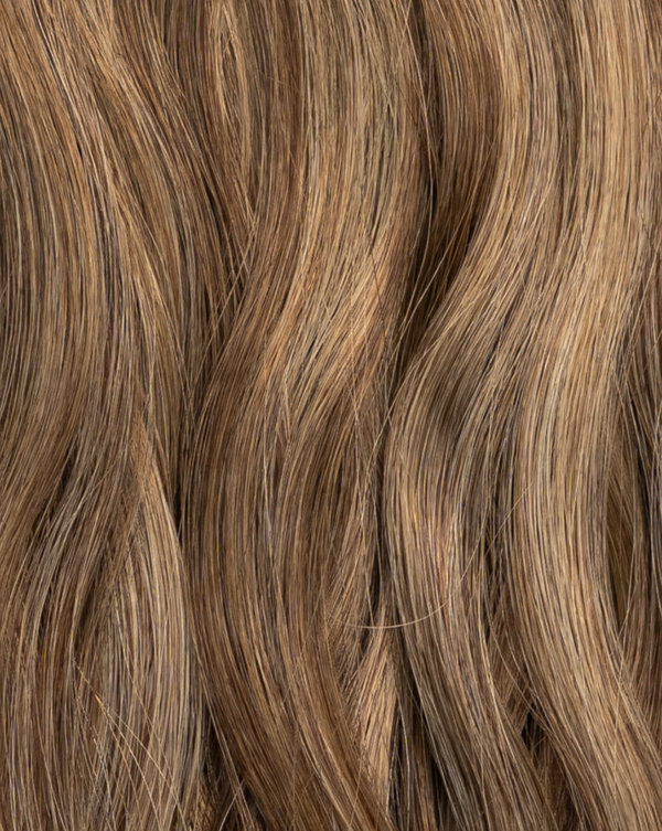 №P4/8 Medium Ash Bronde Brunette hair extensions