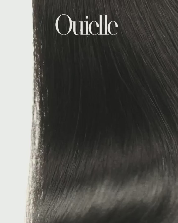 No 1B Soft Black hair colour in movement
