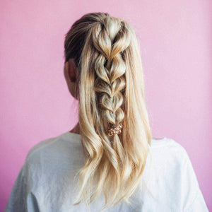 Spiral Hair Ties 8 Pc - Blonde by KITSCH