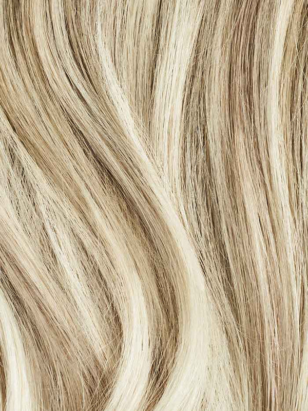 №P18/60 French Cream Blonde smart butterfly weft extensions
