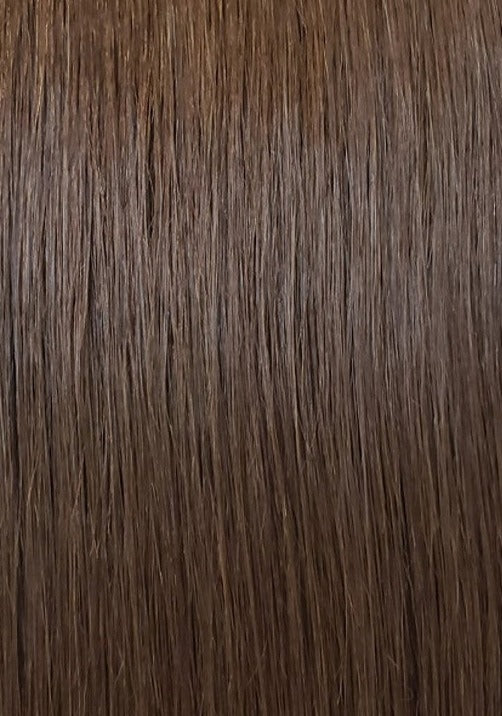 №4B Cool Ash Medium Brown hair swatch
