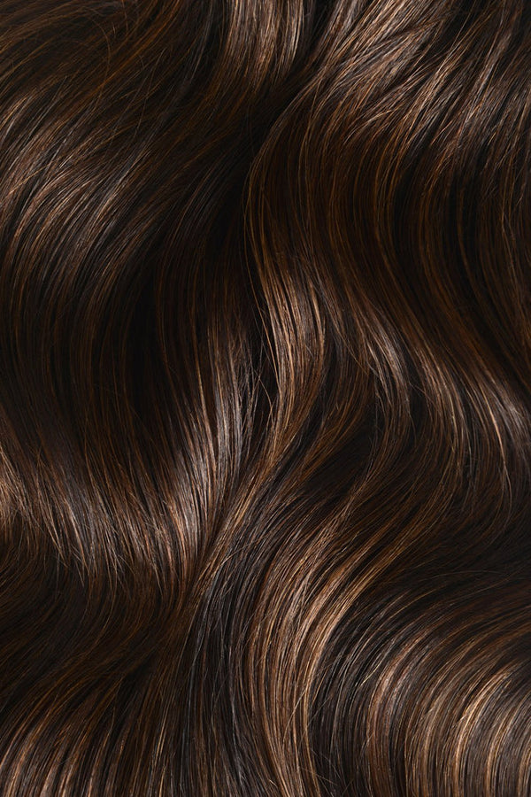 №P2/4 Caramel Brunette hair extensions