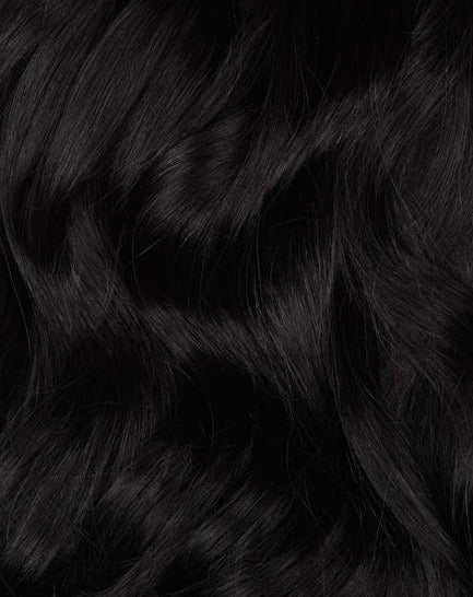 №1 Jet Black Body Wave Genius Weft Hair Extensions